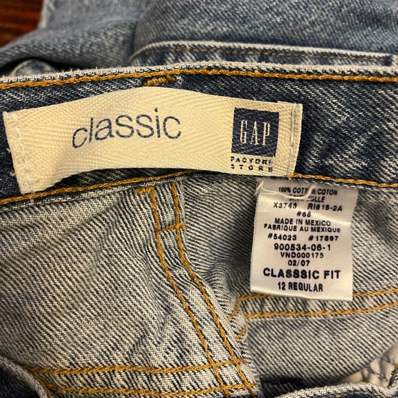 Gap Classic Mom Jean 12 Regular 13” rise vintage - Picture 6 of 9